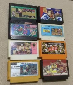 ファミコンソフト　8本セット　まとめ売り