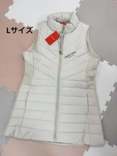 ⭐︎新品　タグ付き⭐︎marie claire sport素材切替中綿ロングベストＬ