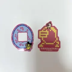 たまごっち ダイカットステッカーセット2 まめっち　たらこっち