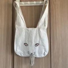 6/7まで期間限定値下げ　ミナペルホネン　うさバッグ　麻　usa bag 美品のサムネイル