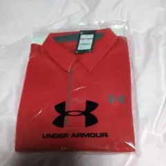 UNDER ARMOUR レッド ポロシャツ 2XL