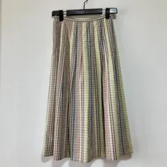 GIANNI LO GIUDICE 春夏 ストライプ ロングスカート Mサイズ