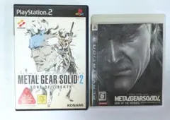 METALGEARSOLID2　メタルギアソリッド4　PS2 PS3　メタルギア