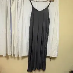 グローバルワーク キャミワンピース グレー