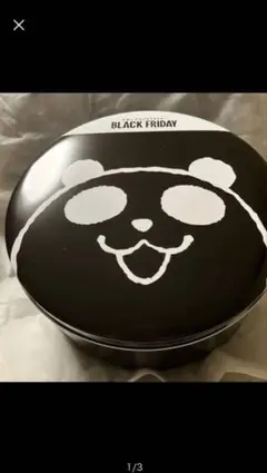 イオン　ブラックパンダ　ニベアBIG缶　パンダ缶