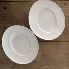 河合竜彦さん　オーバルプレート　新品未使用 河合竜彦 白釉オーバルレリーフ深皿（L） - queen and the chair