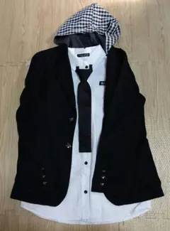 【値下げ中】ブラックスーツ/ブレザー/160cm