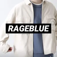 ✨☘️美品　RAGEBLUE レイジブルー ビックブルゾン アウター ホワイト
