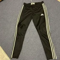 adidas ブラックジャージパンツ UK 12