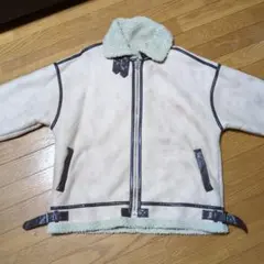 COLORNY2139シープスキン ベージュ ジャンパー L