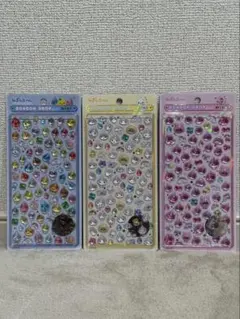 正規品　ボンボンドロップシールmini しずくちゃん　3種セット