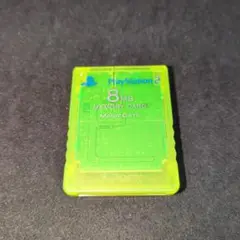 7.PS2メモリーカード レモンイエロー SCPH-10020