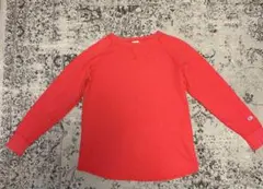 Champion 赤 L ラグランスウェット