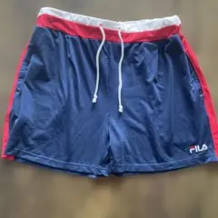 FILA ネイビー・レッド ハーフパンツ　体操着　練習着　部屋着