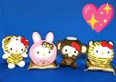 ♡美品♡ヤクルト✕サンリオ♡干支ぬいぐるみマスコット♡4点セット♡