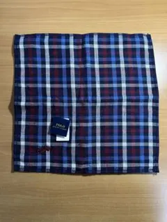 POLO チェック柄 タオルハンカチ　ラルフローレン