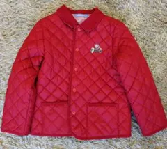 familiar キルティングジャケット 赤