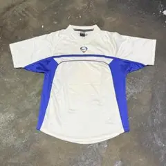 NIKE ナイキ サッカー Vネックプルオーバーシャツ M ブルー×ホワイト