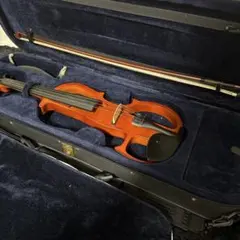 VALENTE EVN-37 エレキバイオリン 弦楽器 ケース 弓付属 美品！サイレント エレキバイオリンValente EVN-37