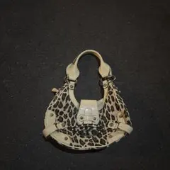 00s archive leather leopard shoulder bag - メルカリ