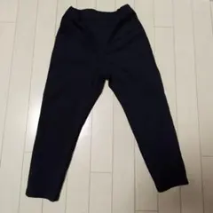 黒いストレートパンツ ゴムウエスト　コムサ