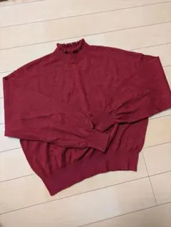 earth music&ecology ハイネック 長袖 ニット セーター