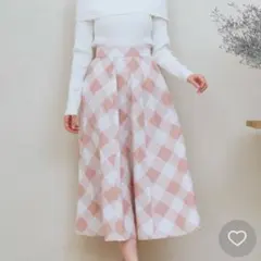 【新品・未着用品】Noela ノエラ タフタチェック フレアスカートのサムネイル