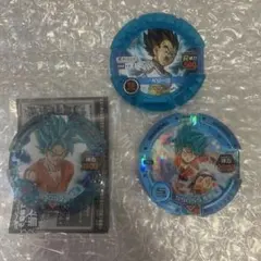 ドラゴンボール ディスクロス　孫悟空&ベジータ　3枚セット