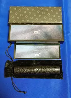 MONTBLANC ボールペン ネイビー ゴールド 4945 - メルカリ