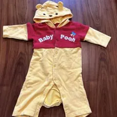 Baby Pooh フード付きロンパース