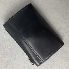 GUCCI キーケース シェリーライン レザー 6連 ロゴ型押し ブラック 黒