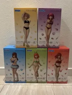 五等分の花嫁∬ 水着 フィギュア　5体セット