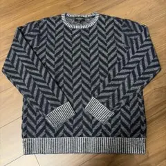 EMPORIO ARMANI ICON ヘリンボーン柄ニットセーターのサムネイル