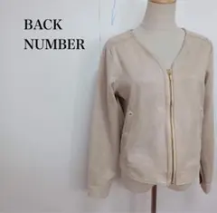★美品★BACK NUMBER バックナンバー スエード調ノーカラージャケットのサムネイル