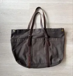 IL BISONTE　キャンバスレザー　トートバッグ