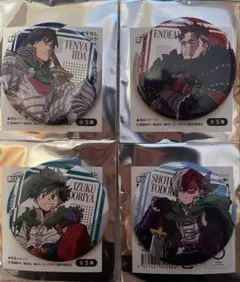 僕のヒーローアカデミア　描き下ろしトレーディング缶バッジ　JF2025 4点