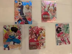 ラウンドワン ワンピースカード ルフィ ゾロ サンジ ナミ フランキー