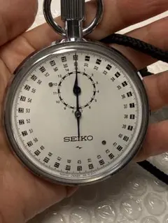 SEIKO 90-5040 手巻き 機械式 ストップウォッチ シルバー - メルカリ