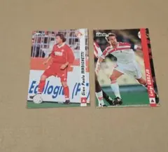 サッカートレーディングカード2枚セット