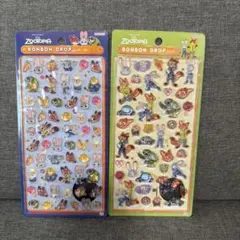 ズートピア ボンボンドロップシール 2種セット　2弾、ミニ