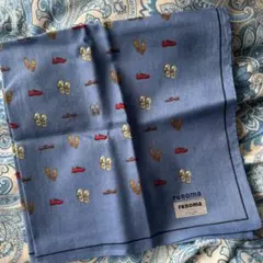 renoma PARIS ☆レノマ ☆靴柄ハンカチ☆ハンカチ☆新品未使用