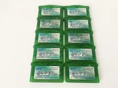 ポケットモンスター エメラルド GBA ゲームボーイアドバンス ソフト10個