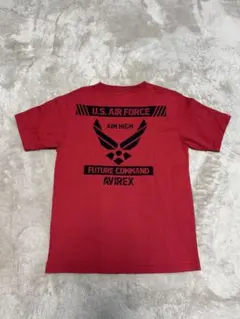 AVIREX U.S. AIR FORCE Tシャツ レッド 古着