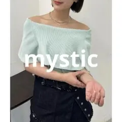 mystic ミスティック　オフショル ニット　ケープ襟ニット 2way 新品のサムネイル