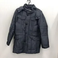 PIA SPORTS ブラックミリタリースタイル ダウンジャケット4