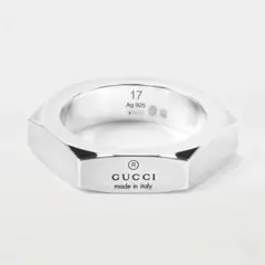 GUCCI ring Hexagon グッチ リング シルバー925 11 - メルカリ