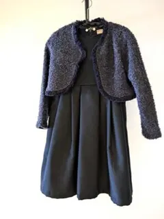 ネイビー ワンピース＋ devrockカーディガン　セット