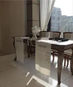 ウェディングタペストリー　受付