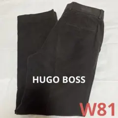 HUGO BOSS メンズ 厚手 ブラウン パンツ 46