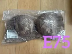 aimerfeel　ストラップレスハーフカップレース 超盛ブラ　ブラウン　E75